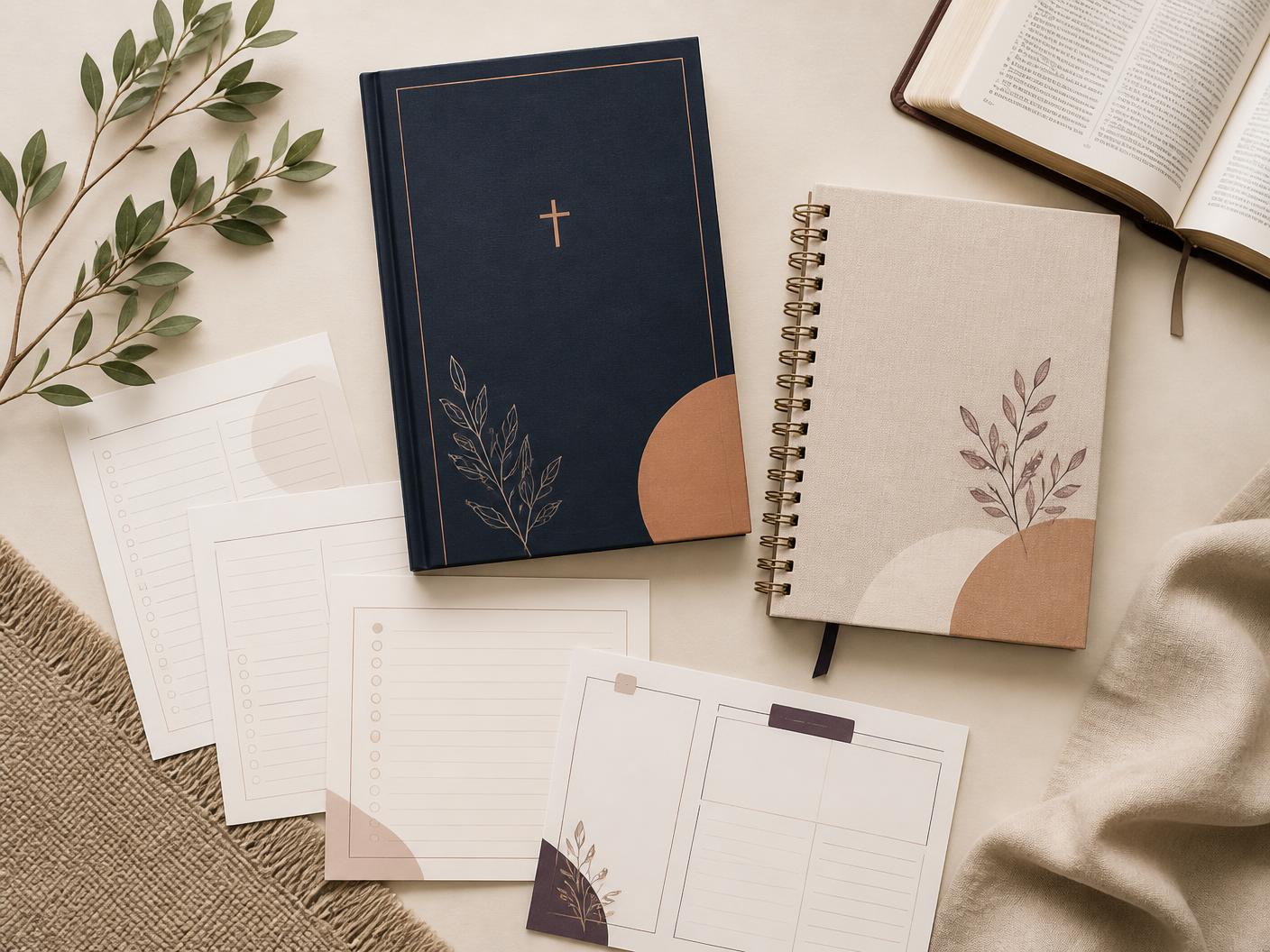 Coordinated homeschool workbooks, planner, and printable resource pages